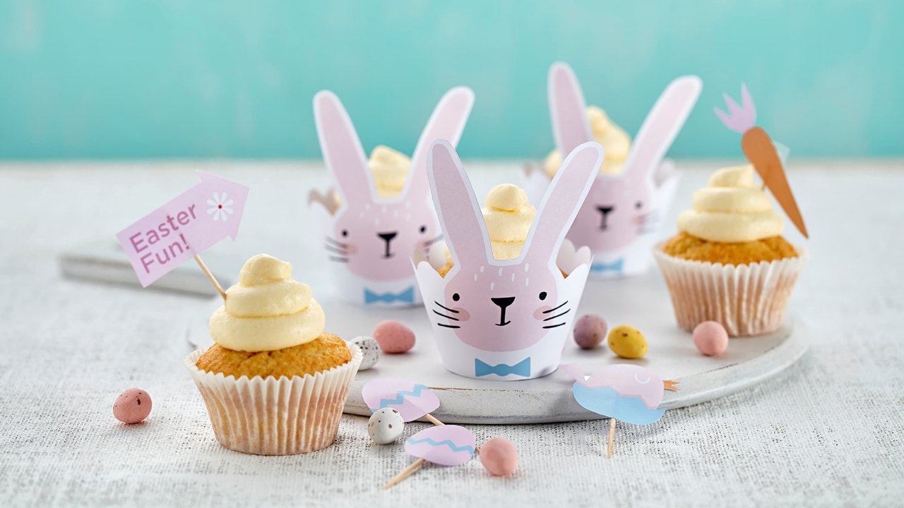 Vanilla Bunny Cupcakes